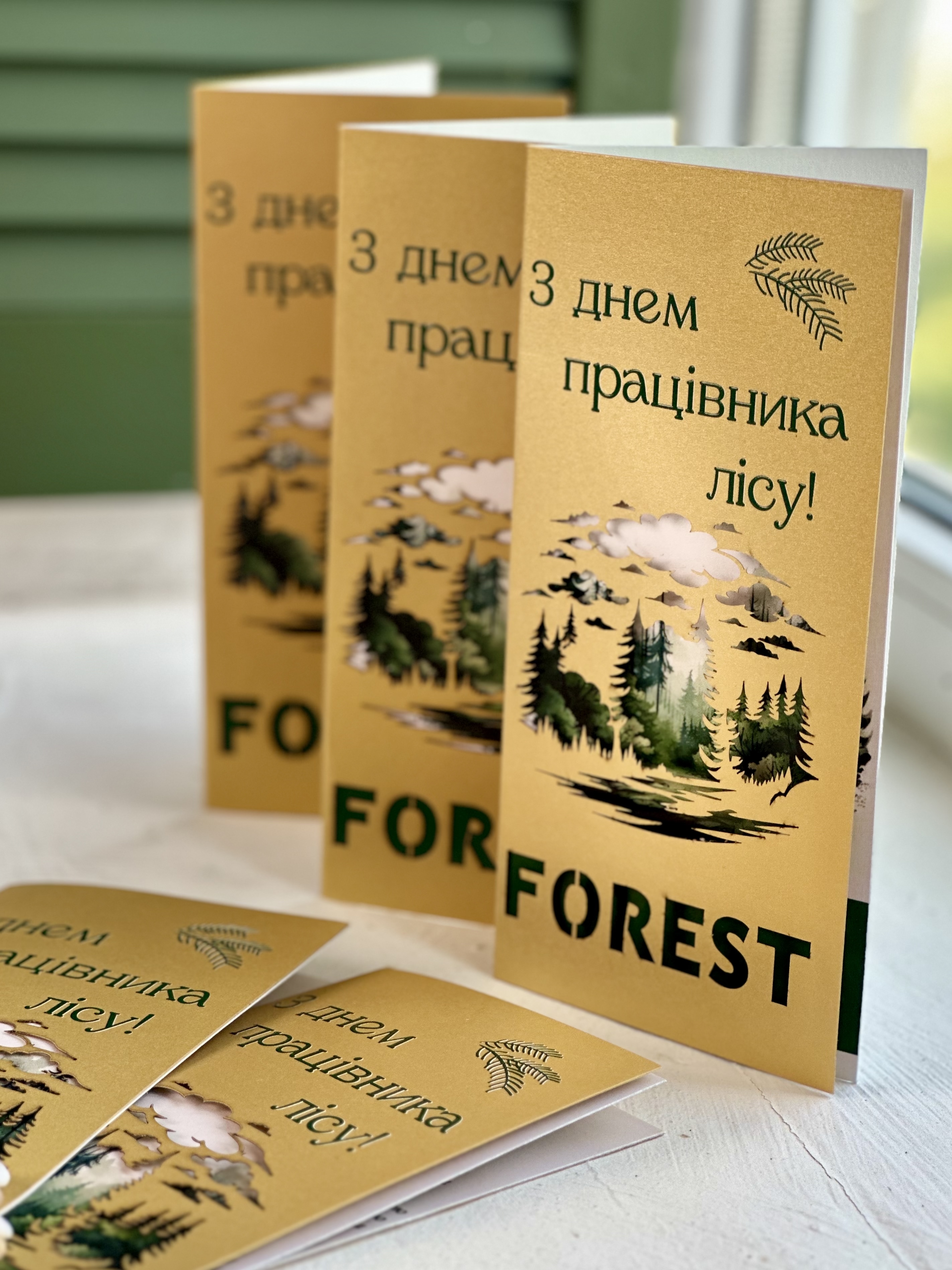 Брошура на скобі